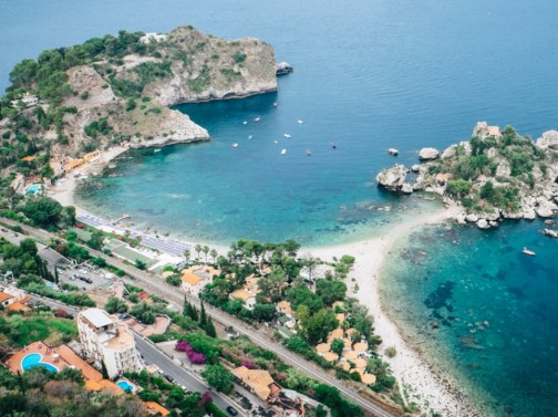 Stunning Sicily coastline.